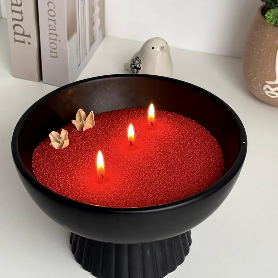 Red Sand Candle